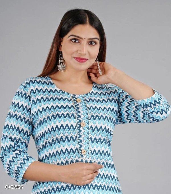 Rayon  Cotton Straight Kurti  - White, XXL