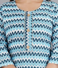 Rayon  Cotton Straight Kurti  - White, XXXL