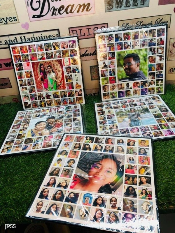 *COLLAGE FRAME ( 10 X 10 INCH ) * - multicolored, 10X10 Inches
