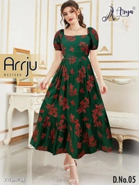 Western Dress  WESTERN WEAR 🌝*ARRJU WESTERN - Gold, L