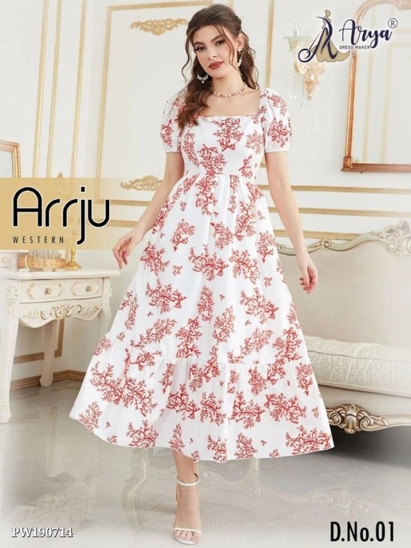 Western Dress  WESTERN WEAR 🌝*ARRJU WESTERN - White, L