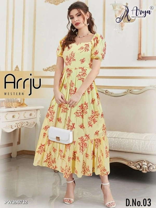 Western Dress  WESTERN WEAR 🌝*ARRJU WESTERN - Gold, XL
