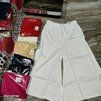 Palazoo  : *🌛 PLAZO 🌛**Bellybottom Palazzo* - Red, FREE SIZE -32-42