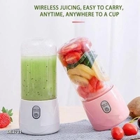 Rechargeable Portable Electric Mini USB Juicer Bottle Blender  - multicolored
