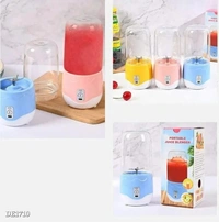 Rechargeable Portable Electric Mini USB Juicer Bottle Blender  - multicolored