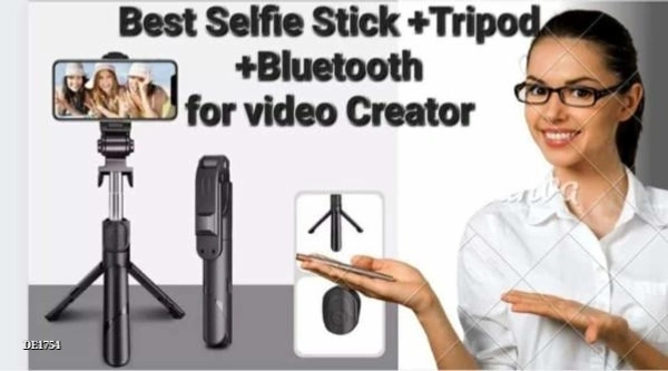 Portable  Selfie Stick* - Black