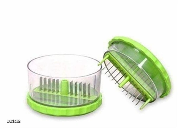 Multicolored  *Garlic Cutter*Multi Crusher for Ginger/Garlic Crusher Chilli, Ginger, Dry Fruits Chopper with Stainless Steel Blades - multicolored
