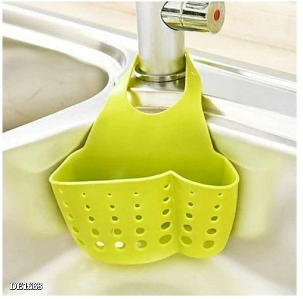 Silicon Hanging Kitchen Sink Spong Holder (pack of 2)* - multicolored