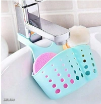 Silicon Hanging Kitchen Sink Spong Holder (pack of 2)* - multicolored