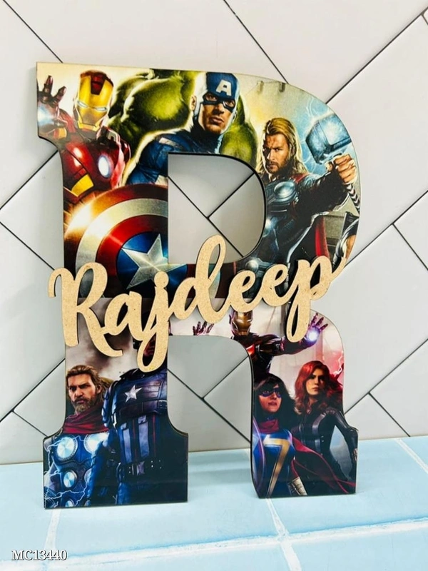 Customized name Kids room plate  * - multicolored, Free