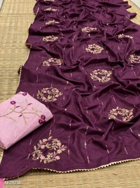 Dola Sarees  Dola silk saree NEW LAUNCHING* - multicolored, Free