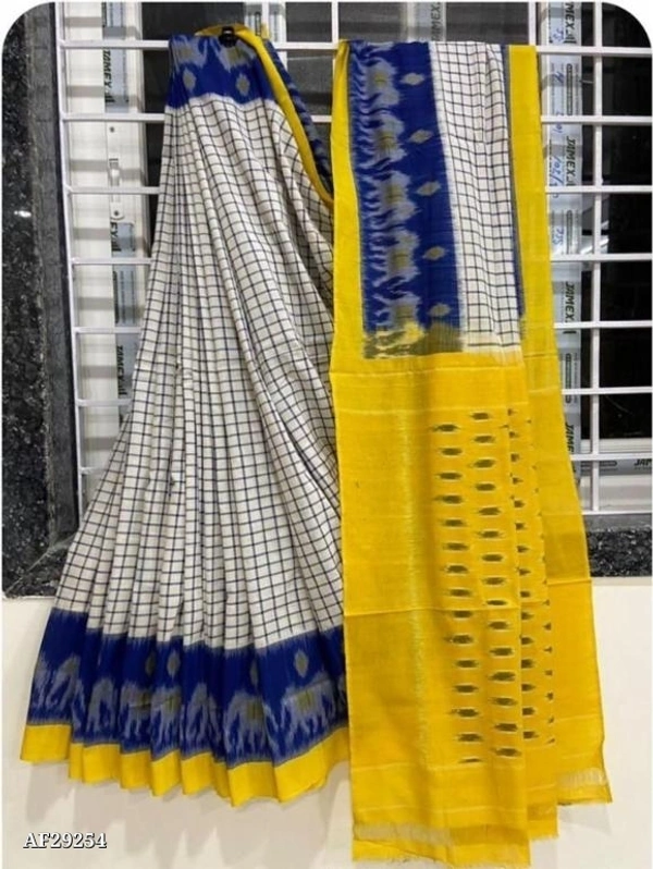 Georgette Saree  Plain linen saree **Saree Fabric* - Plain Linen *Work* - Digital Print. - multicolored, Free
