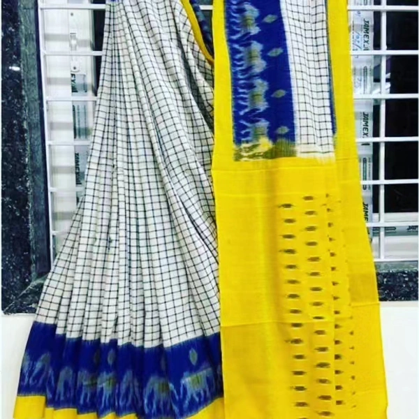 Georgette Saree  Plain linen saree **Saree Fabric* - Plain Linen *Work* - Digital Print. - multicolored, Free