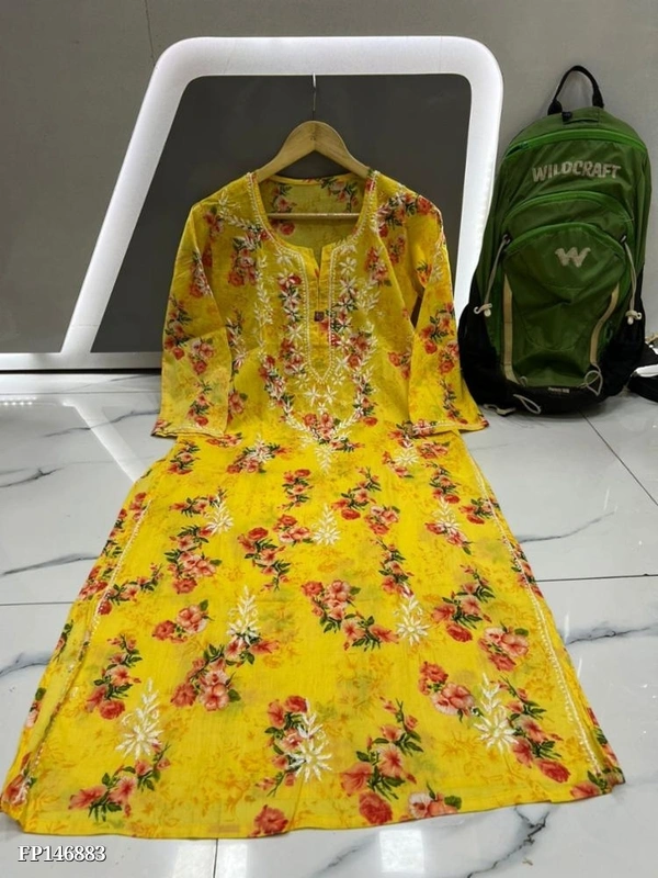 Mulmul  Catalog Name: *collection of Lucknow Mulmul kirti**fabric mulmul  - multicolored, XL