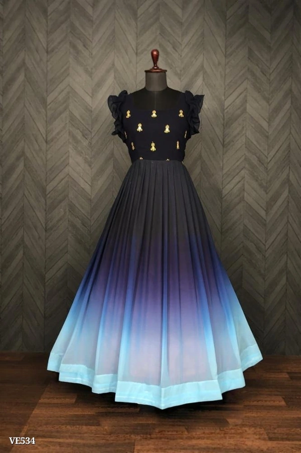 Faux  PREMIUM READYMADE DESIGNER GOWN COLLECTIONS Pedding gowns are the Suitable for women, It Shows the newly updated trend, It become aspirational for women to wear the best of gowns - livewear - Red, M
