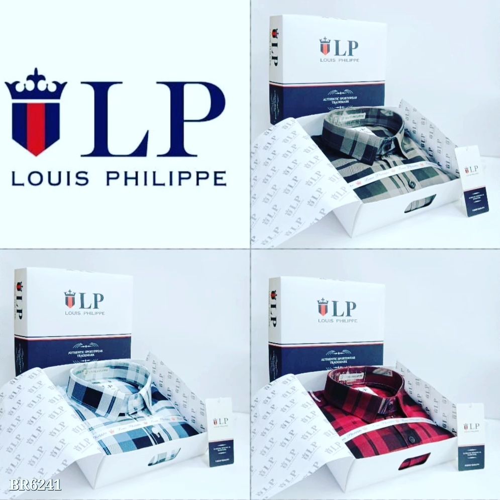 Louis Philippe red color cotton shirt - G3-MFS10292 | G3fashion.com