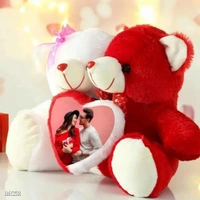 Catalog Name: *Couple Sp. Gift Teady**Price Drop*❤️❤️❤️❤️❤️*New Trending Red & White Photo print Teddy**1 photo Required*Size 12 inchMaking time 8,10  Key Highlights*