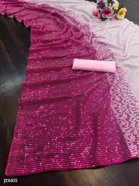 Bollywood  EXCLUSIVE BEAUTIFUL SAREE \uD83D\uDE80\n\nSAREE : PREMIUM GEORGETTE DIGITAL PRINT - Pink Flamingo, Free