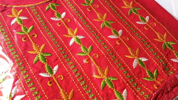 Naira Cut Embroidery Kurti - XL