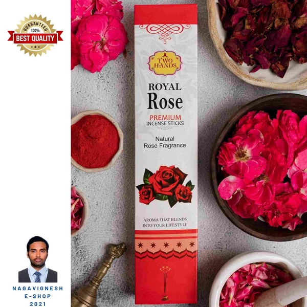 Two Hands Royal Rose Agarbatti 