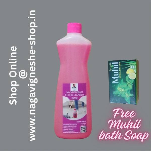 Nagavignesh Floor Cleaner 500ml Rose Fragrance 
