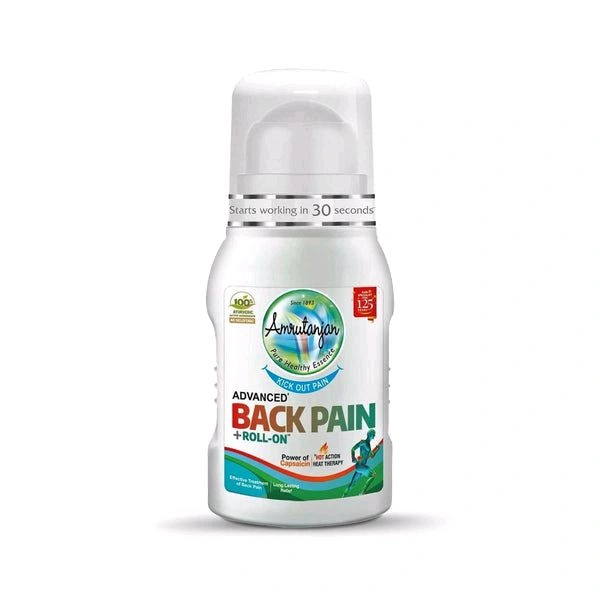 Amrutanjan Advanced Back Pain Roll-On, 50ml