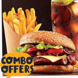 Chicken Burger Large +Fries+Coke Combo
