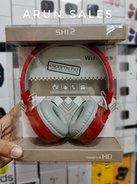 SH 12 Wireless Bluetooth Headphones - Black 🖤 White 🤍 Red ♥️ Blue 🔵
