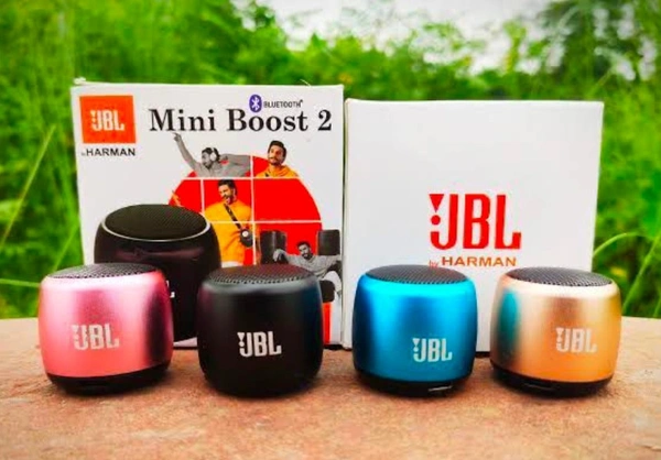 JBL Mini Boots 2 Bluetooth Speaker - Black 🖤 Golden Blue 🔵