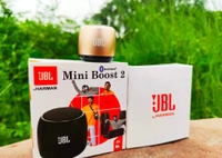 JBL Mini Boots 2 Bluetooth Speaker - Black 🖤 Golden Blue 🔵