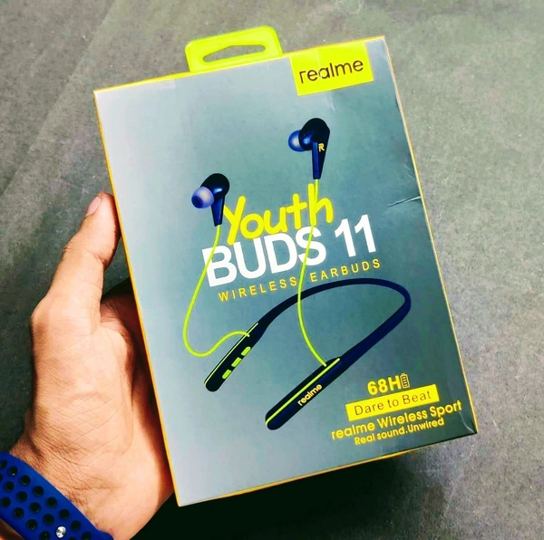 Realme Youth Buds 11 Wireless Bluetooth Earphone - Black 🖤