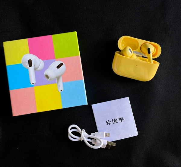 Airspro Wireless Bluetooth Earbuds - Black 🖤 Yellow 🟡 Pink Colour