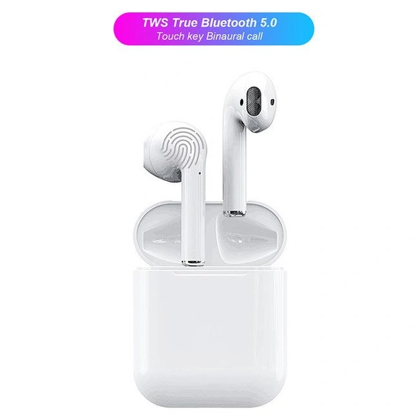 I 12 Wireless Bluetooth Airpods - White 🤍