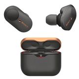 Sony WF-1000XM3 Industry Leading Active Noise Cancellation True Wireless (TWS) Bluetooth 5.0 Earbuds with 32hr Battery Life, Alexa Voice Control & mic for Phone Calls Suitable for Workout, WFH (Black) - Black
