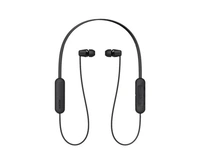 Sony WI-C200 Wireless Headphones with 15 Hrs Battery Life, Quick Charge, Magnetic Earbuds for Tangle Free Carrying, BT ver 5.0,Work from home, In-Ear Bluetooth Headset with mic for phone calls (Black) - Black