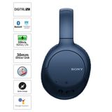 Sony WH-CH710N Active Noise Cancelling Wireless Headphones Bluetooth Over The Ear Headset with Mic for Phone-Call, 35Hrs Battery Life, Aux, Quick Charge and Google Assistant Support for Mobiles -Blue - 