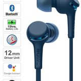 Sony WI-XB400 Wireless Extra Bass in-Ear Headphones with 15 hrs Battery, Quick Charge, Magnetic Earbuds, Tangle Free Cord, BT Ver 5.0, Work from Home,Bluetooth Headset with Mic for Phone Calls (Blue) - Black
