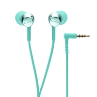 Sony MDR-EX155AP Wired in Ear Headphone with Mic (Mint Blue) - Mint Green