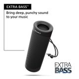 Sony SRS-XB23 Wireless Extra Bass Bluetooth Speaker with 12 Hours Battery, Party Connect, Waterproof IPX67, Dustproof, Rustproof, Shockproof Speaker with Mic, Loud Audio for Phone Calls/WFH (Black - Black