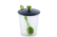 GIRNES Multipurpose Pickle & Dry Fruit Jar, Container With Stand For Dining Table - Multi Color (6 Pcs Set) - Multicolor