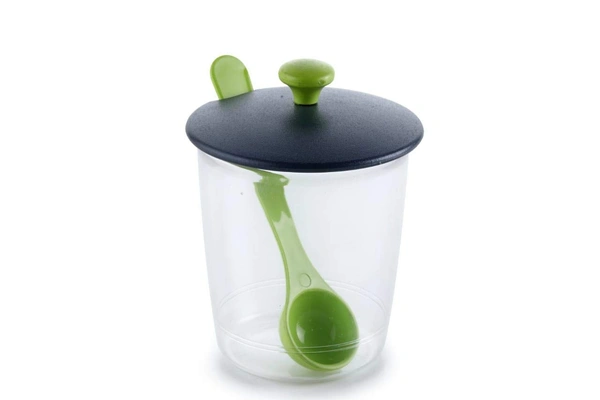 GIRNES Multipurpose Pickle & Dry Fruit Jar, Container With Stand For Dining Table - Multi Color (6 Pcs Set) - Multicolor