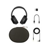 Sony WH-1000XM4 Industry Leading Wireless Noise Cancellation Bluetooth Headphones with Mic, 30 Hrs Battery, Multi Point, AUX - Black - Black