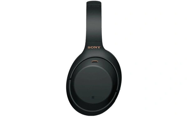 Sony WH-1000XM4 Industry Leading Wireless Noise Cancellation Bluetooth Headphones with Mic, 30 Hrs Battery, Multi Point, AUX - Black - Black