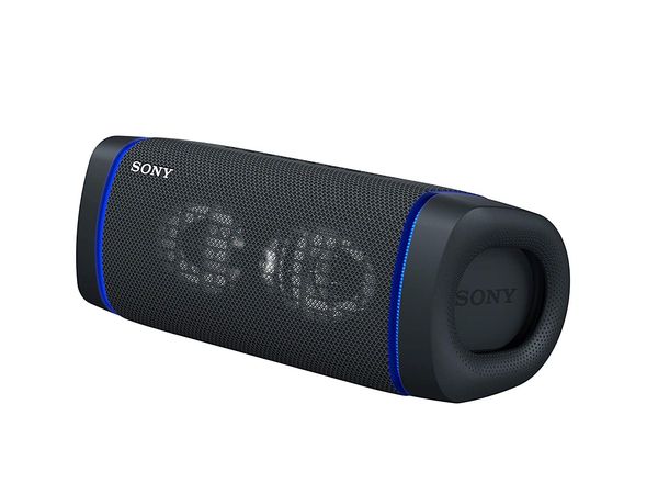 Sony SRS-XB33 Wireless Extra Bass Bluetooth Speaker with 24 hrs Battery, Party Lights, Party Connect, Waterproof IPX67, Dustproof, Rustproof, Speaker with Mic, Loud Audio for Phone Calls/WFH (Black) - Black