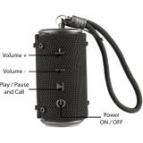 boAT boAt Stone Grenade 5 W Bluetooth Speaker with Upto 7 Hours Battery, IPX6 Water & Shock Resistant, Integrated Controls, Multiple Connectivity Modes & Rugged Design(Charcoal Black - Black