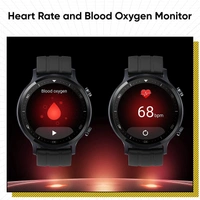 Realme realme Smart Watch S with 1.3 inch (3.3 cm) TFT-LCD Touchscreen, 15 Days Battery Life, SpO2 & Heart Rate Monitoring, IP68 Water Resistance, Black - Black