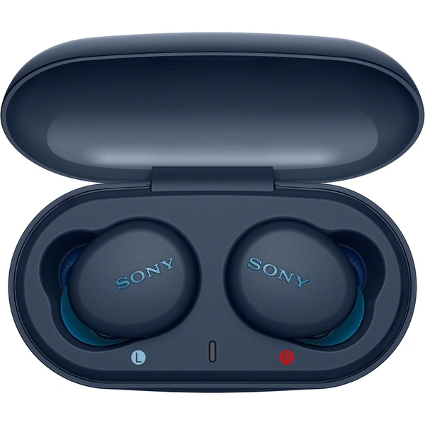 (Renewed) Sony Wf-Xb700 Bluetooth Truly Wireless In Ear Earbuds With Extra Bass, 18 Hours Battery Life, With Mic For Phone Calls, Quick Charge, Bt Ver 5.0 (Blue)