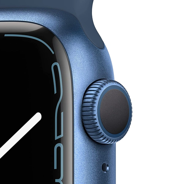 Apple Watch Series 7 (GPS, 41mm) - Blue Aluminium Case with Abyss Blue Sport Band - Regular
