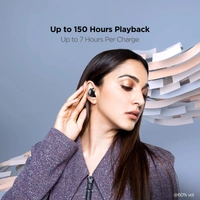 boAt Airdopes 621 Bluetooth Truly Wireless in Ear Earbuds with Upto 150 Hours Playback, ASAP Charge,Case Indicator,boAt Signature Sound,IWP Tech, IPX7 & Smooth Touch Controls with mic (Active Black)