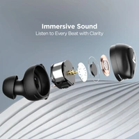 boAt Airdopes 621 Bluetooth Truly Wireless in Ear Earbuds with Upto 150 Hours Playback, ASAP Charge,Case Indicator,boAt Signature Sound,IWP Tech, IPX7 & Smooth Touch Controls with mic (Active Black)